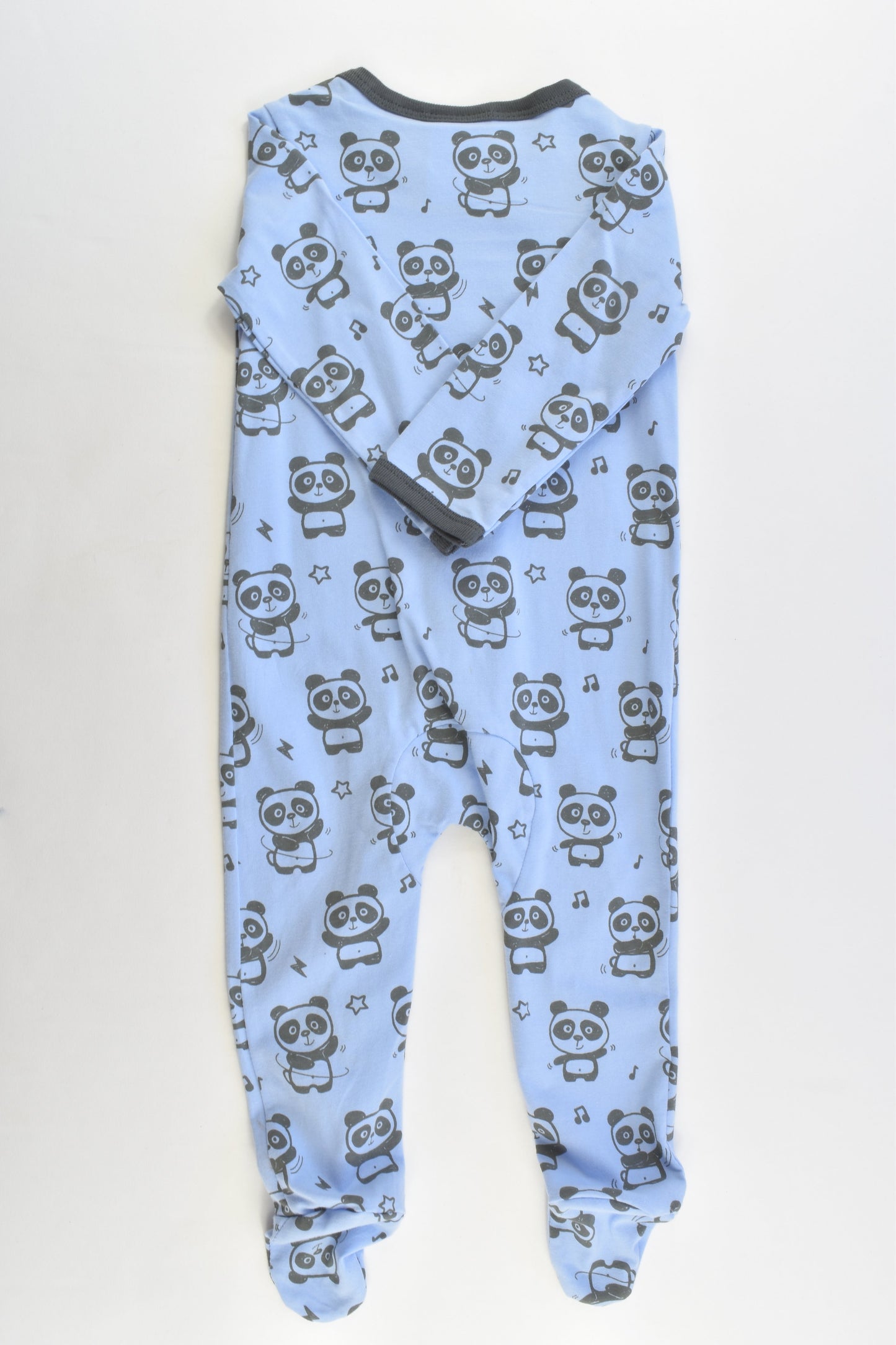 NEW Sprout Size 0 (6-12 months) Footed Panda Romper