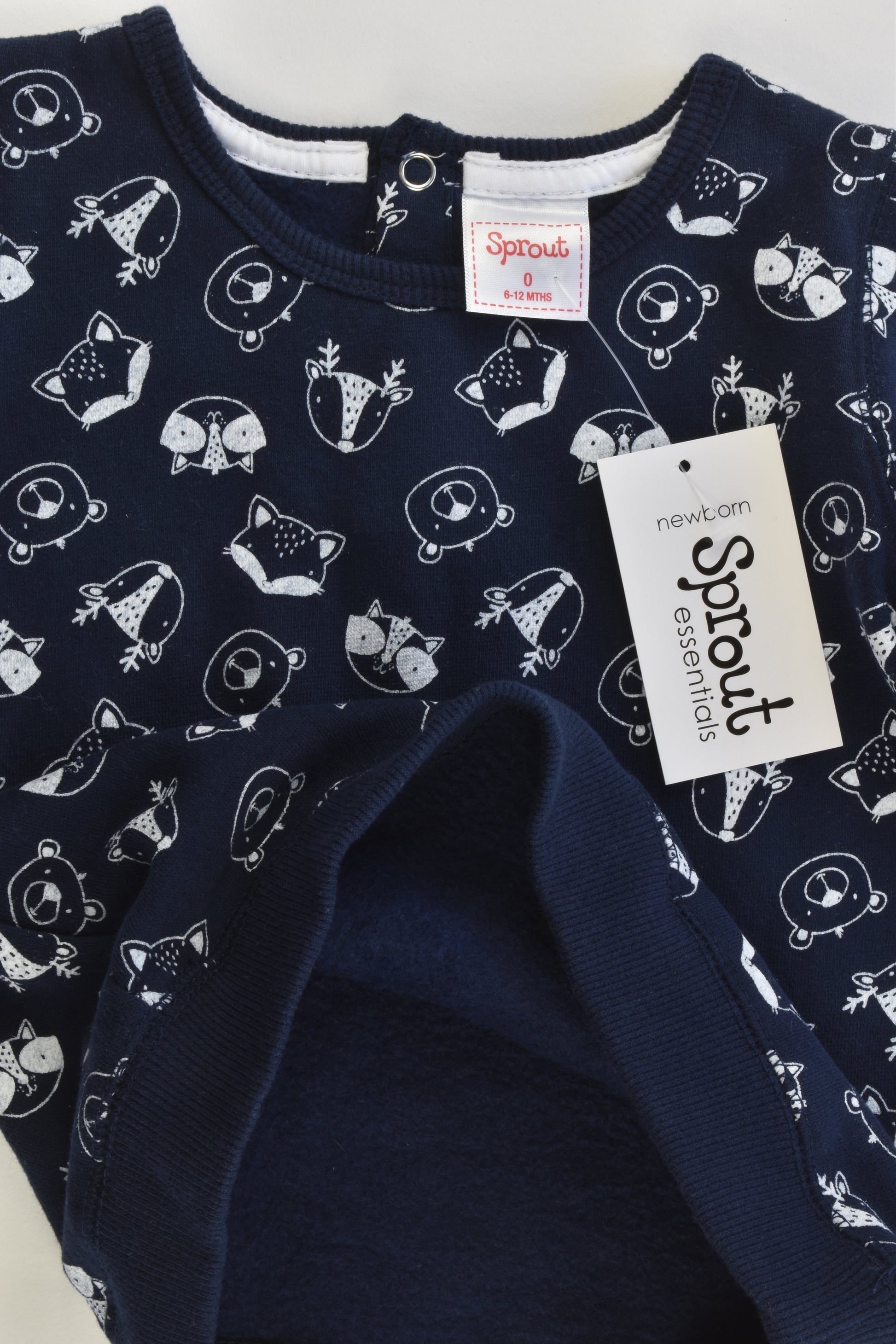 NEW Sprout Size 0 (6-12 months) Forest Animals Sweater
