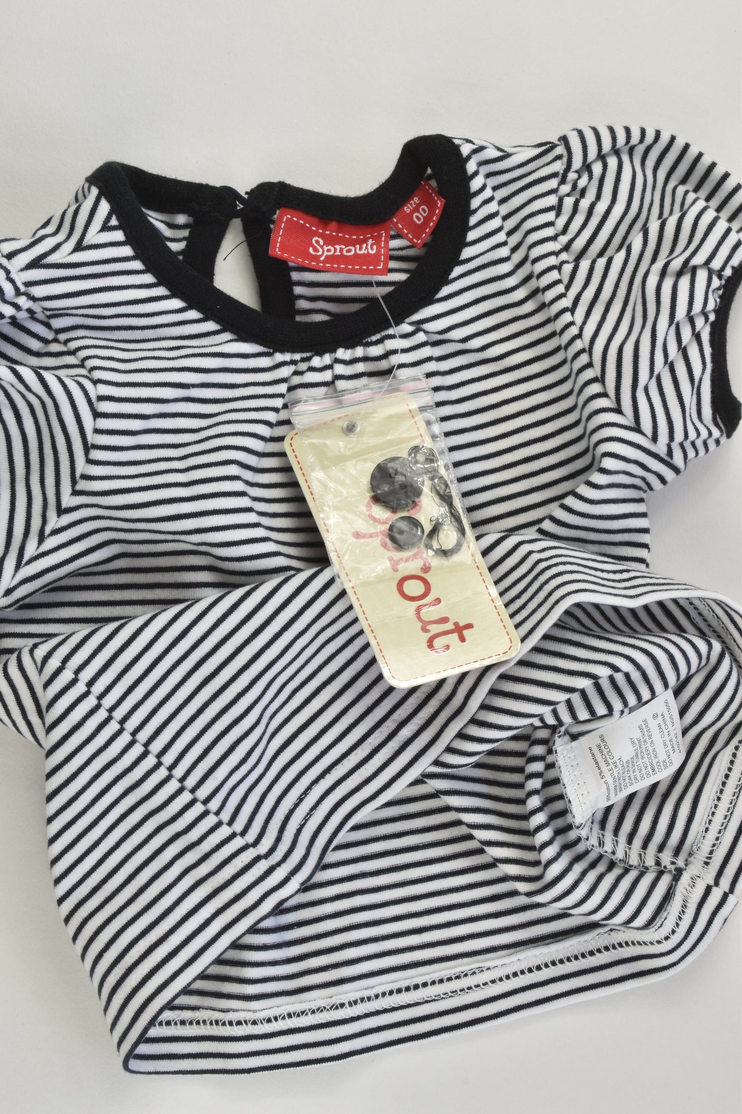 NEW Sprout Size 00 Striped T-shirt