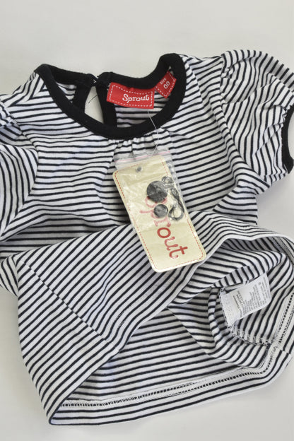 NEW Sprout Size 00 Striped T-shirt