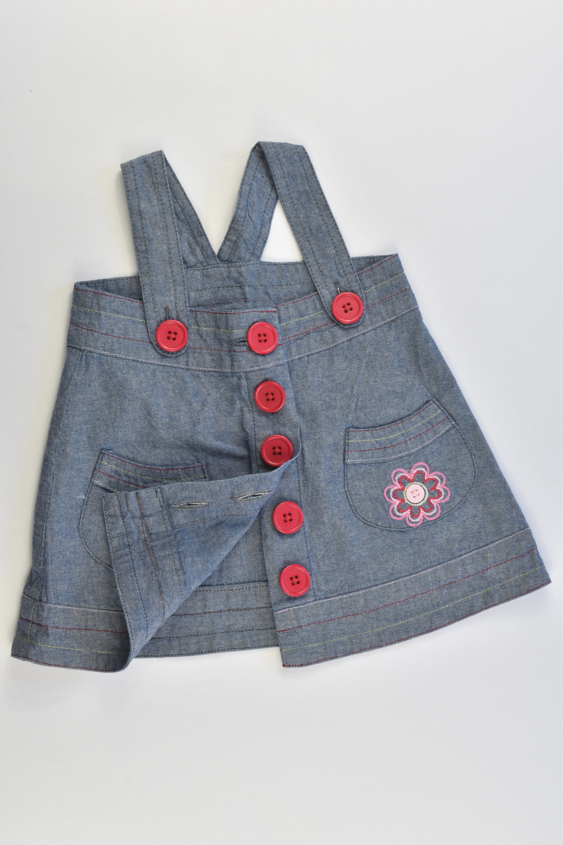NEW Sprout Size 000 Soft Denim Dress