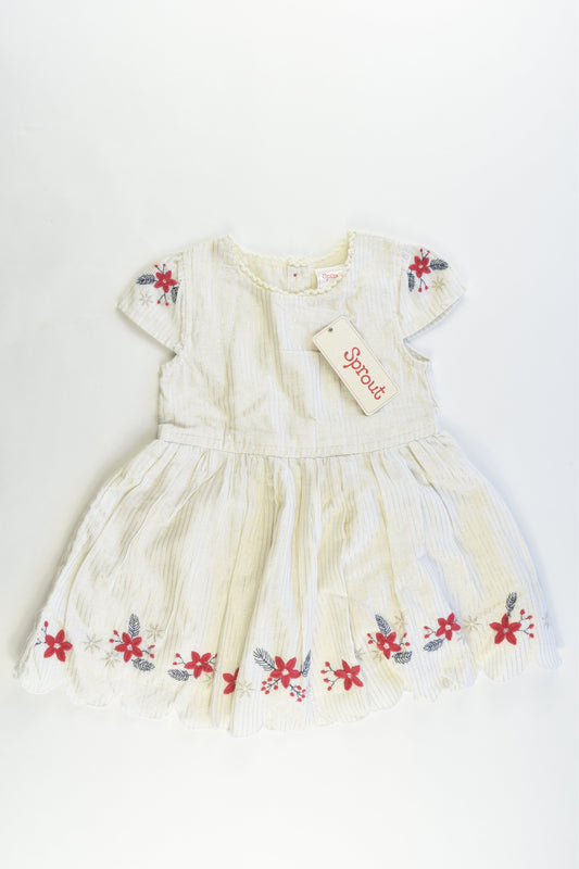NEW Sprout Size 1 Lined Dress