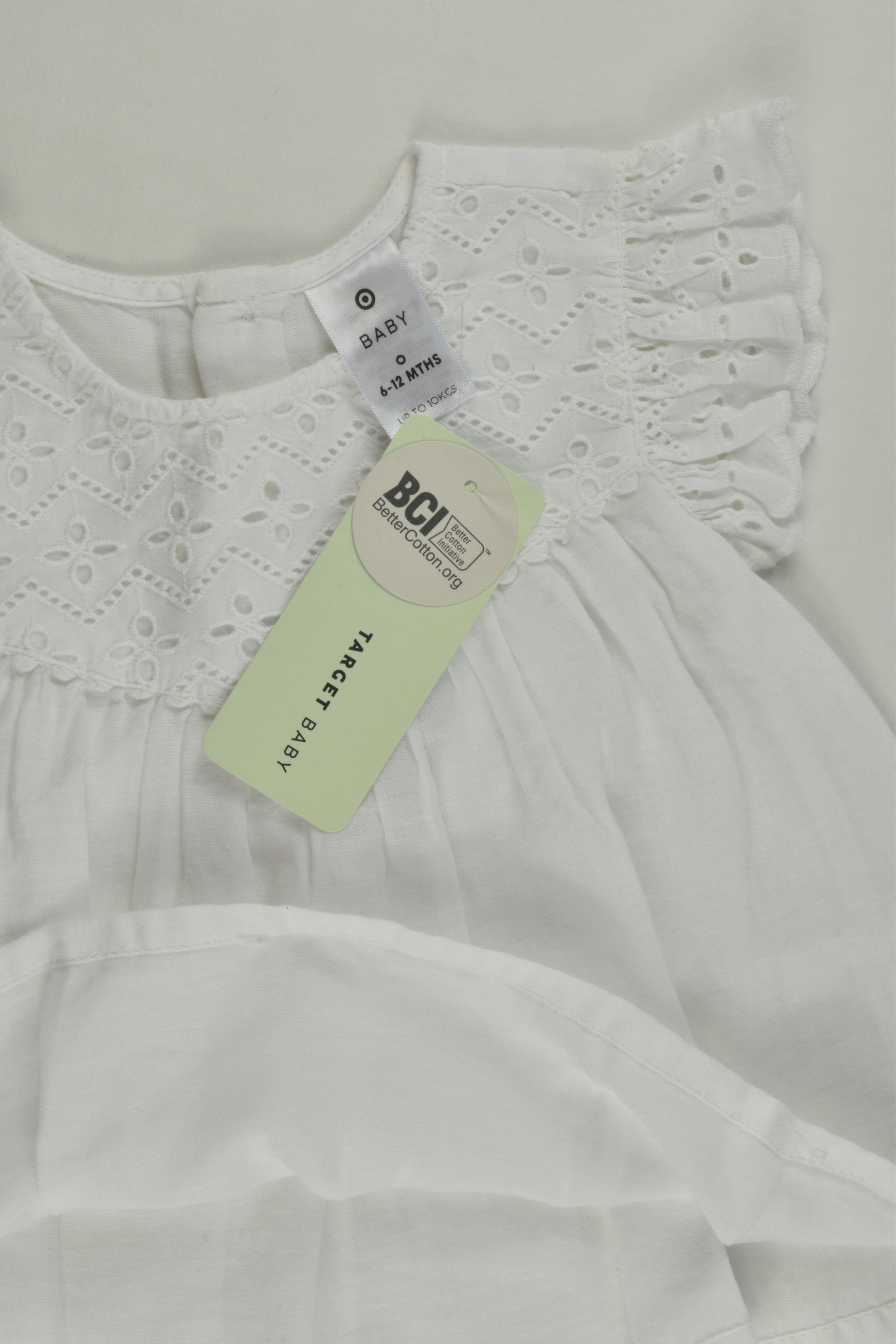 NEW Target Size 0 (6-12 months) Lace Ruffle Blouse