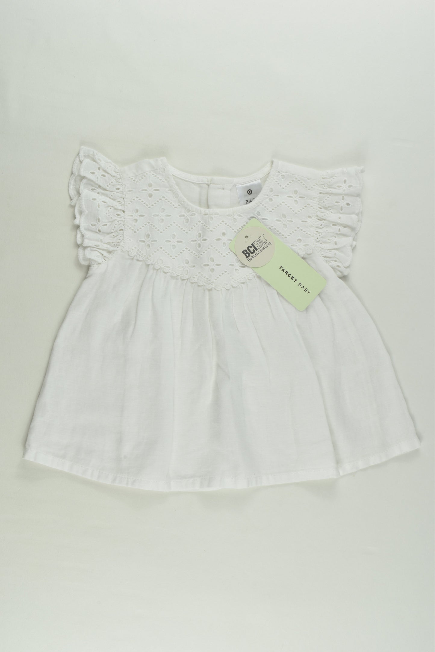NEW Target Size 0 (6-12 months) Lace Ruffle Blouse