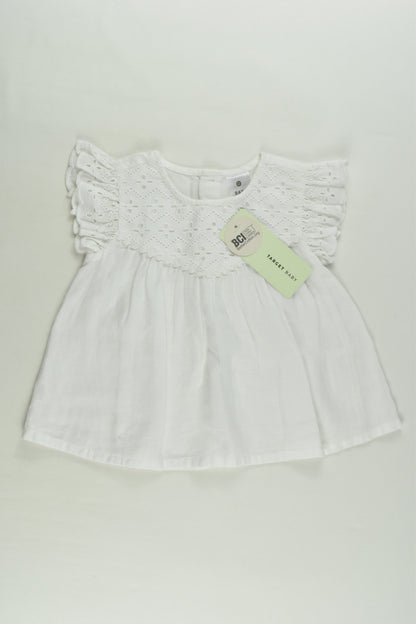 NEW Target Size 0 (6-12 months) Lace Ruffle Blouse
