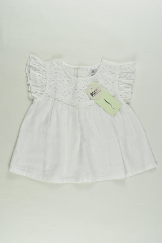 NEW Target Size 0 (6-12 months) Lace Ruffle Blouse