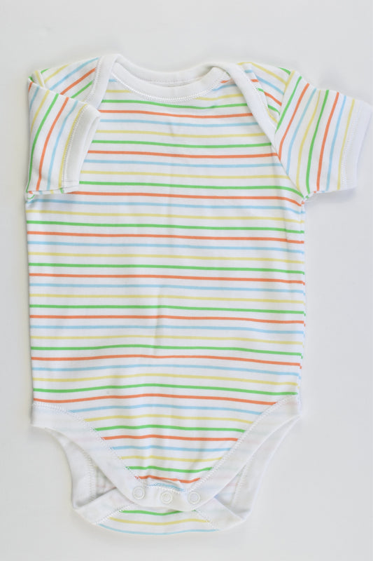 NEW Target Size 000 (0-3 months) Rainbow Stripes Bodysuit