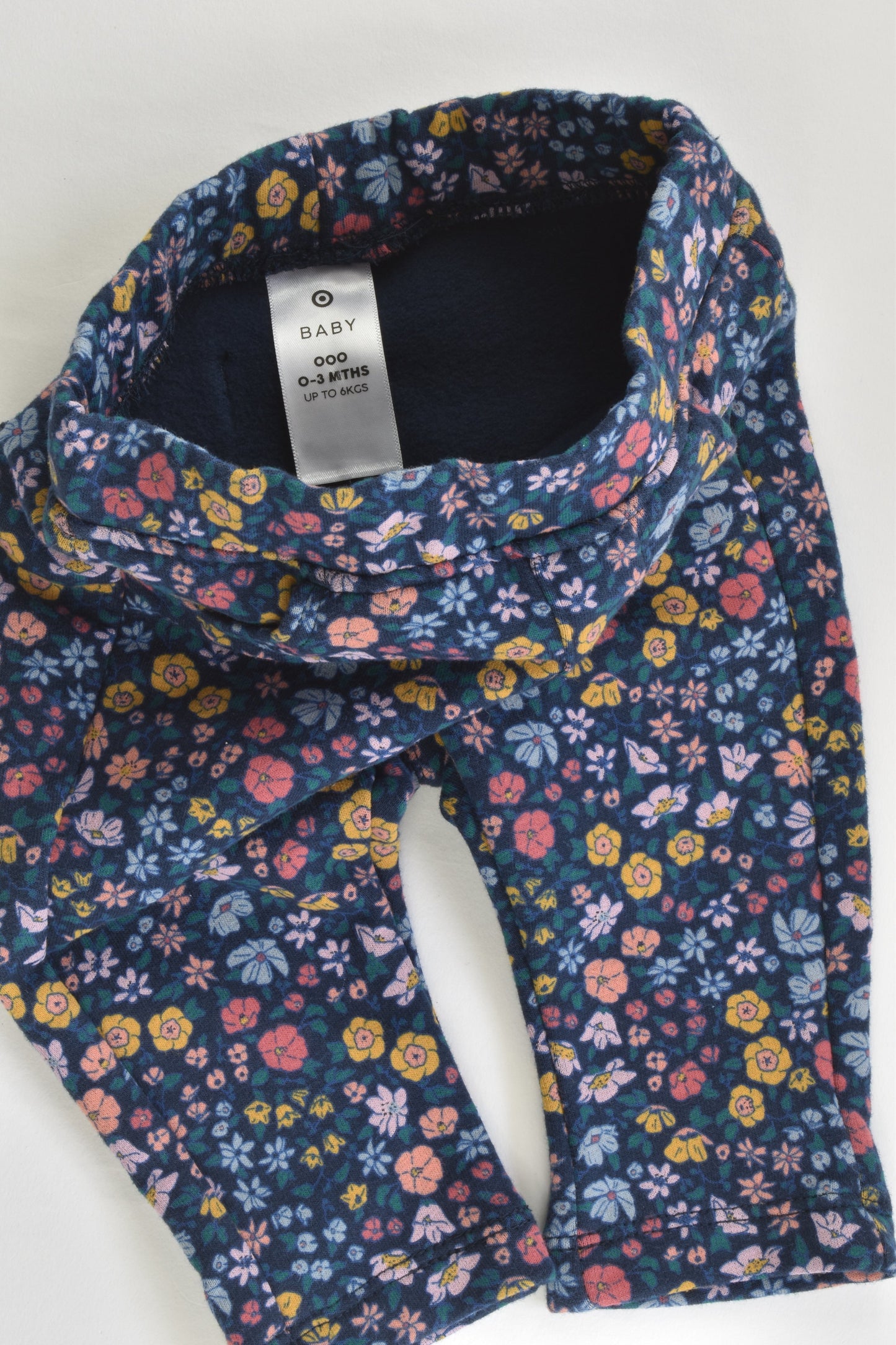 NEW Target Size 000 (0-3 months) Warm Floral Pants