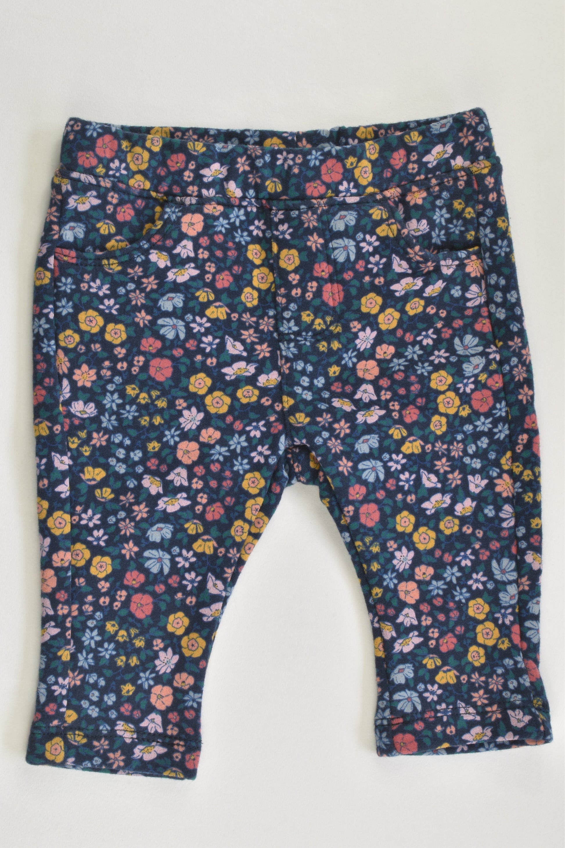 NEW Target Size 000 (0-3 months) Warm Floral Pants