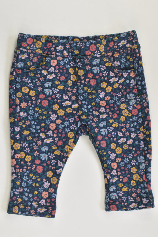 NEW Target Size 000 (0-3 months) Warm Floral Pants