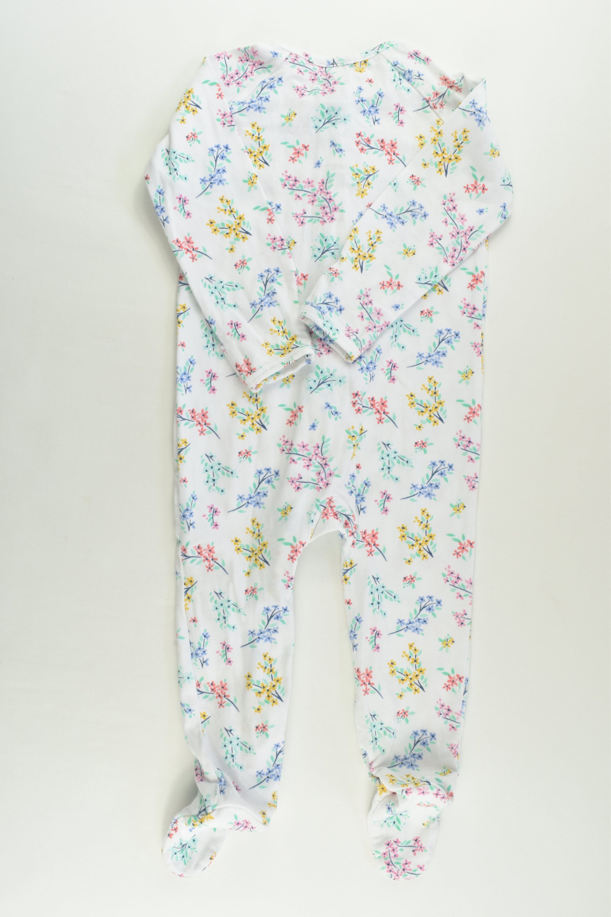 NEW Target Size 1 (12-18 months) Floral Footed Romper