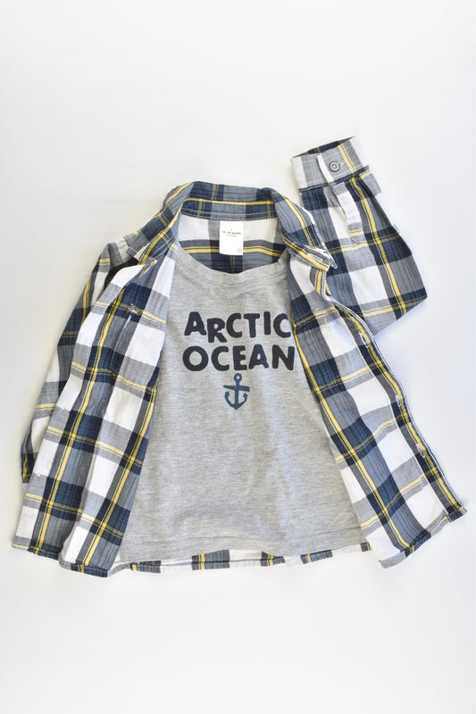 NEW Target Size 2 'Arctic Ocean' Collared Shirt