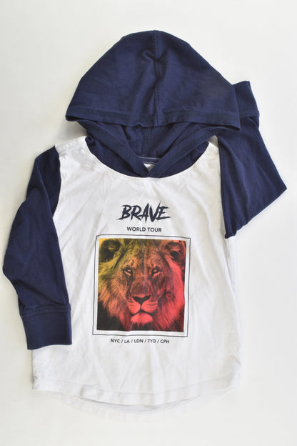 NEW Target Size 3 "Brave World Tour" Hooded Lion Top