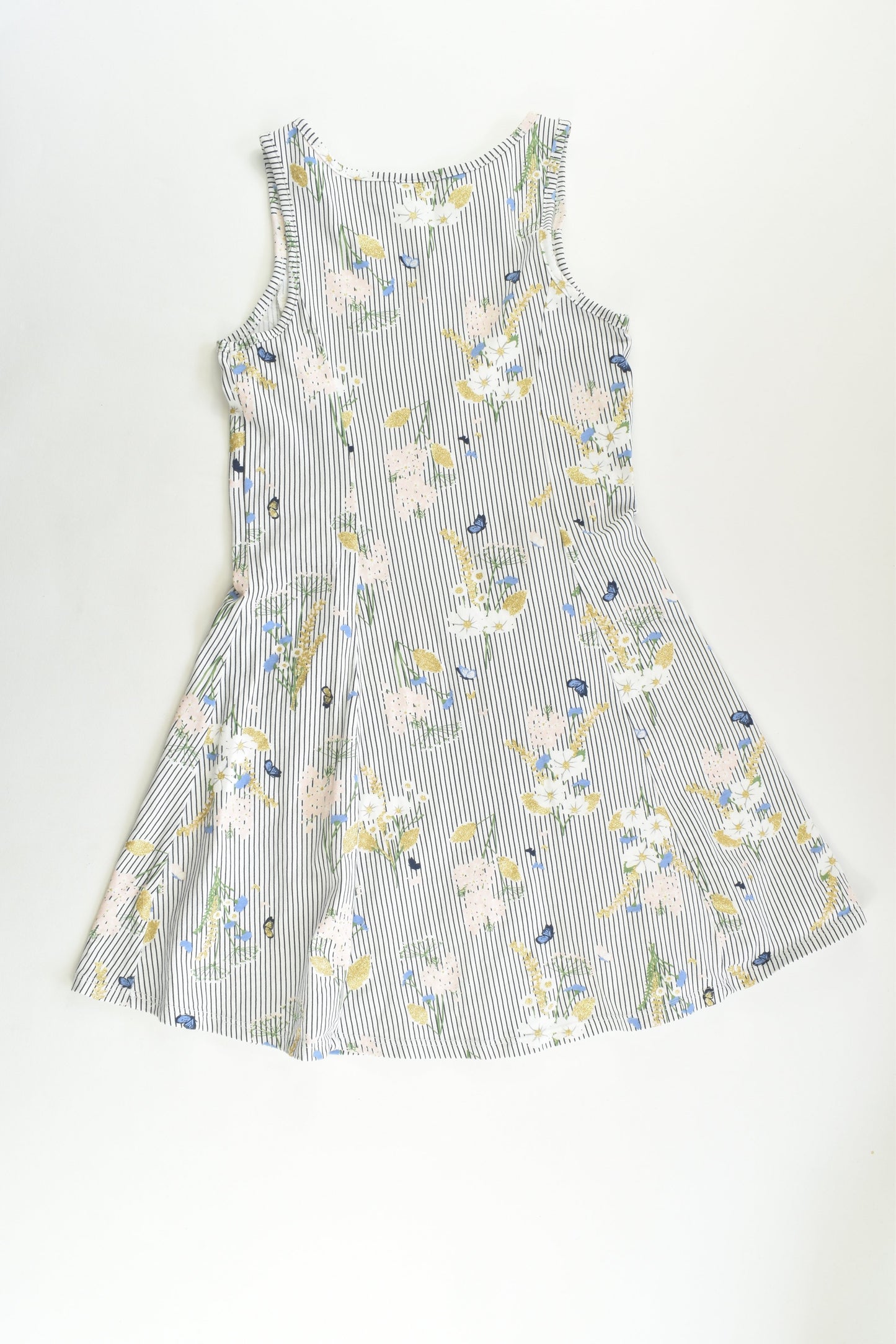 NEW Target Size 6 Stripes and Flowers Dress