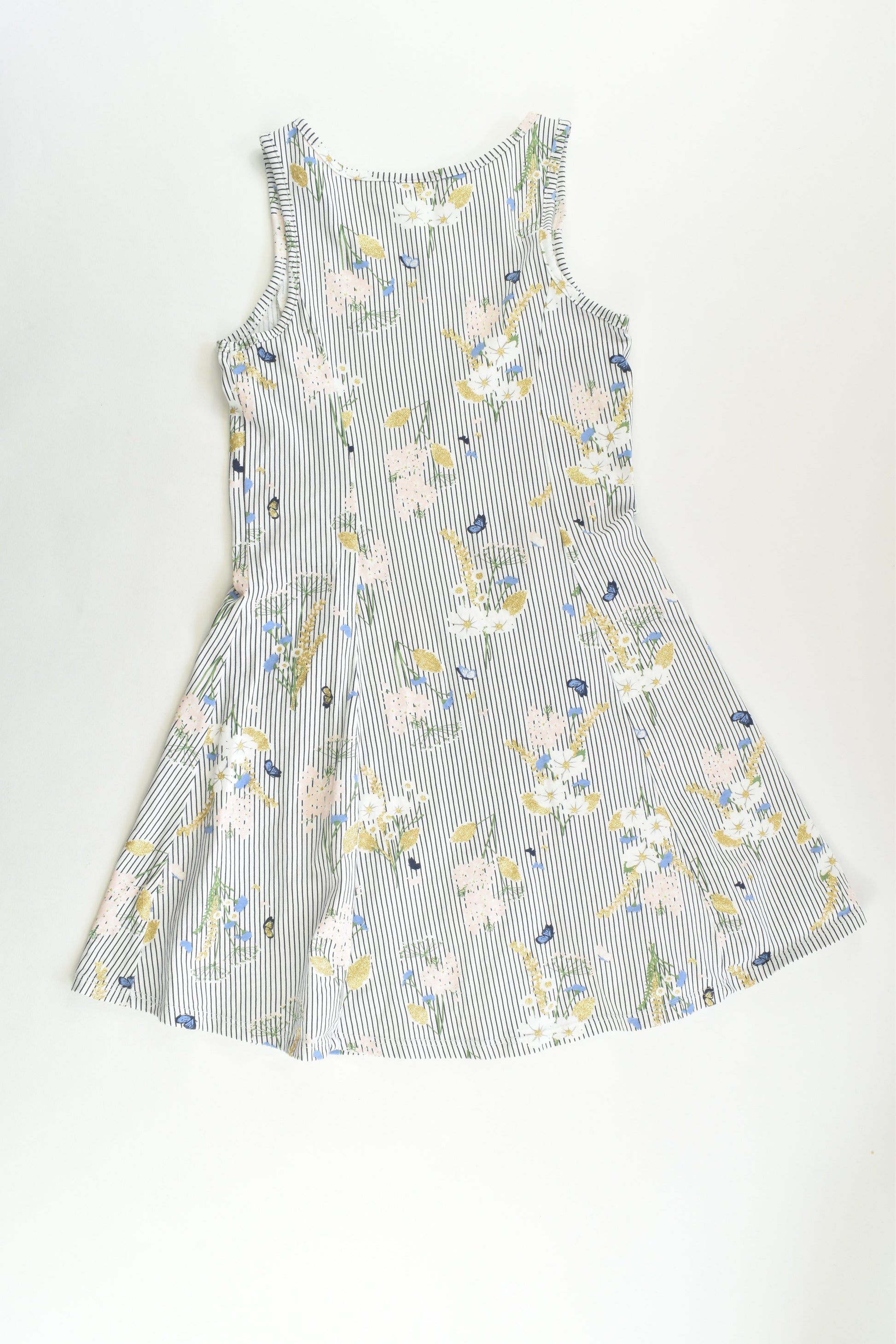 NEW Target Size 6 Stripes and Flowers Dress