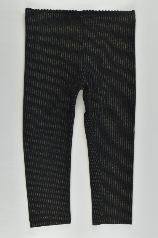 NEW Tea (US) Metallic Stripes Leggings