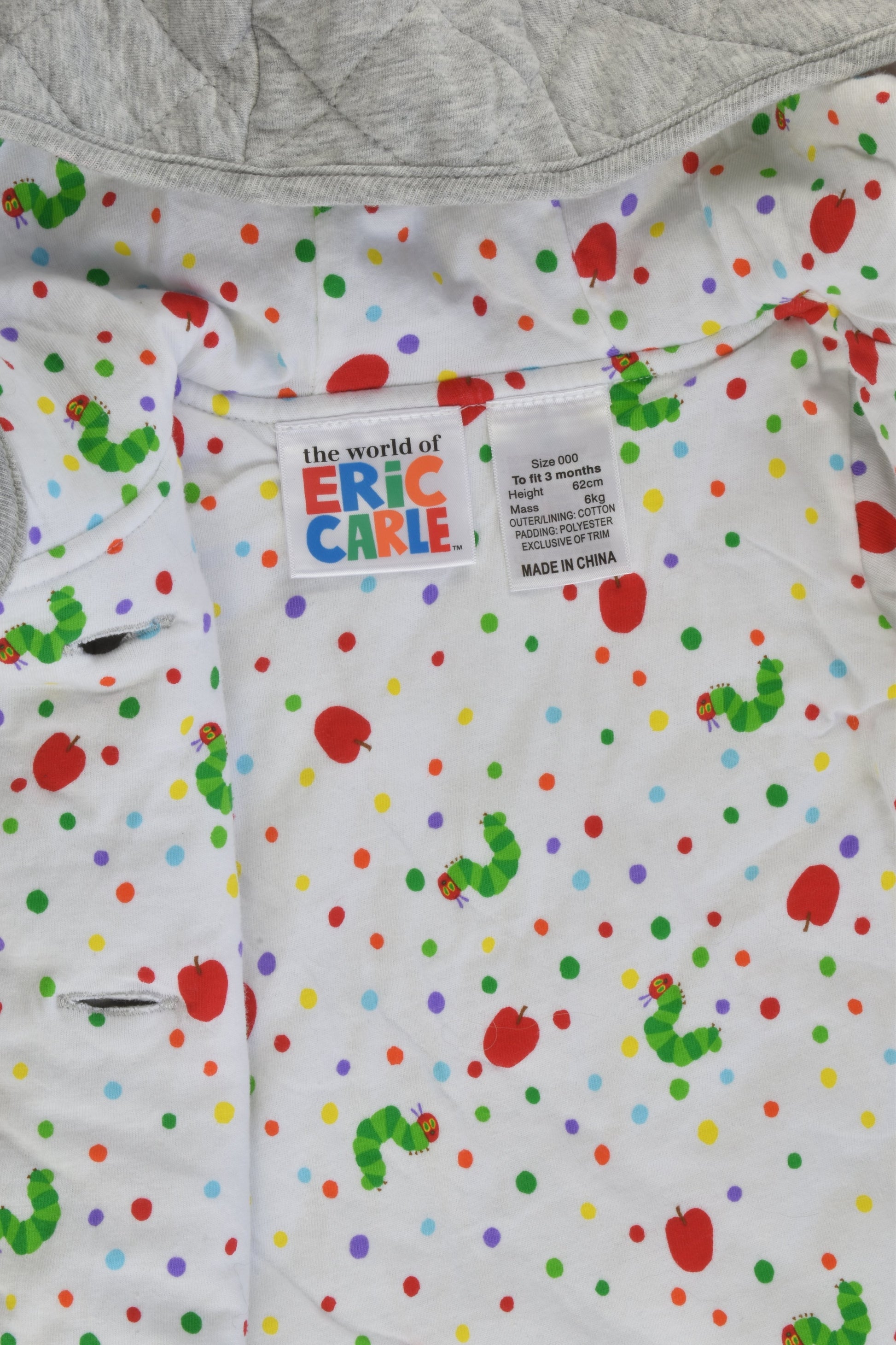 NEW The Very Hungry Caterpillar Size 000 Jacket