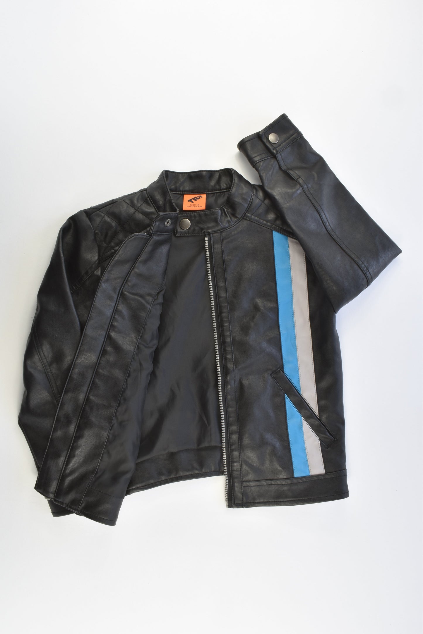 NEW Tilt Size 6 Leather-like Jacket