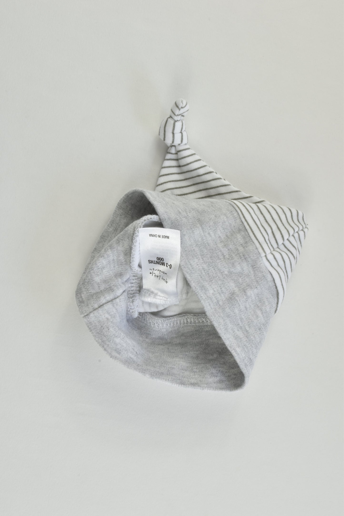 NEW Tiny Little Wonders Size 000 (0-3 months) Striped Beanie