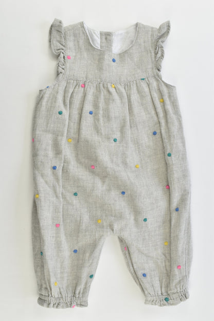 NEW TU Size 000 (Up to 3 months) Lined Overalls and White Bodysuit