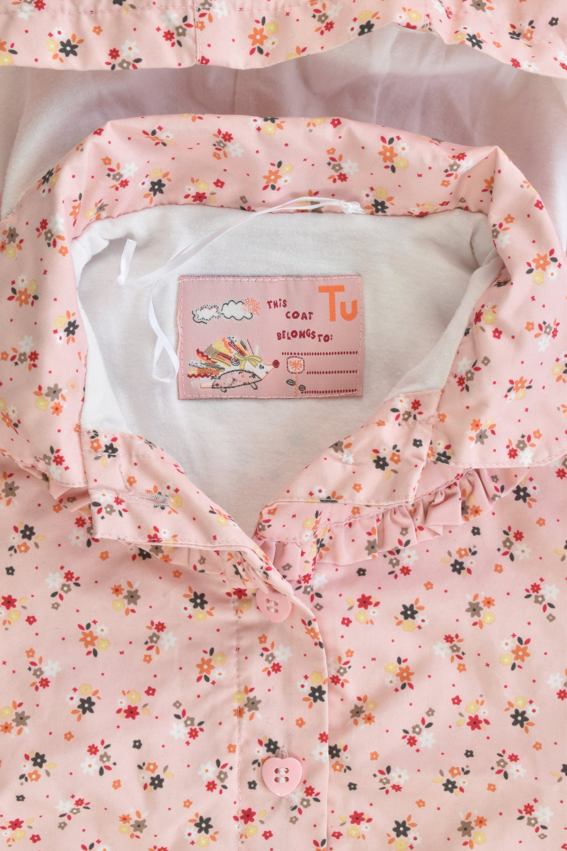NEW TU Size 12-18 months (80-86 cm) Lined Floral Jacket