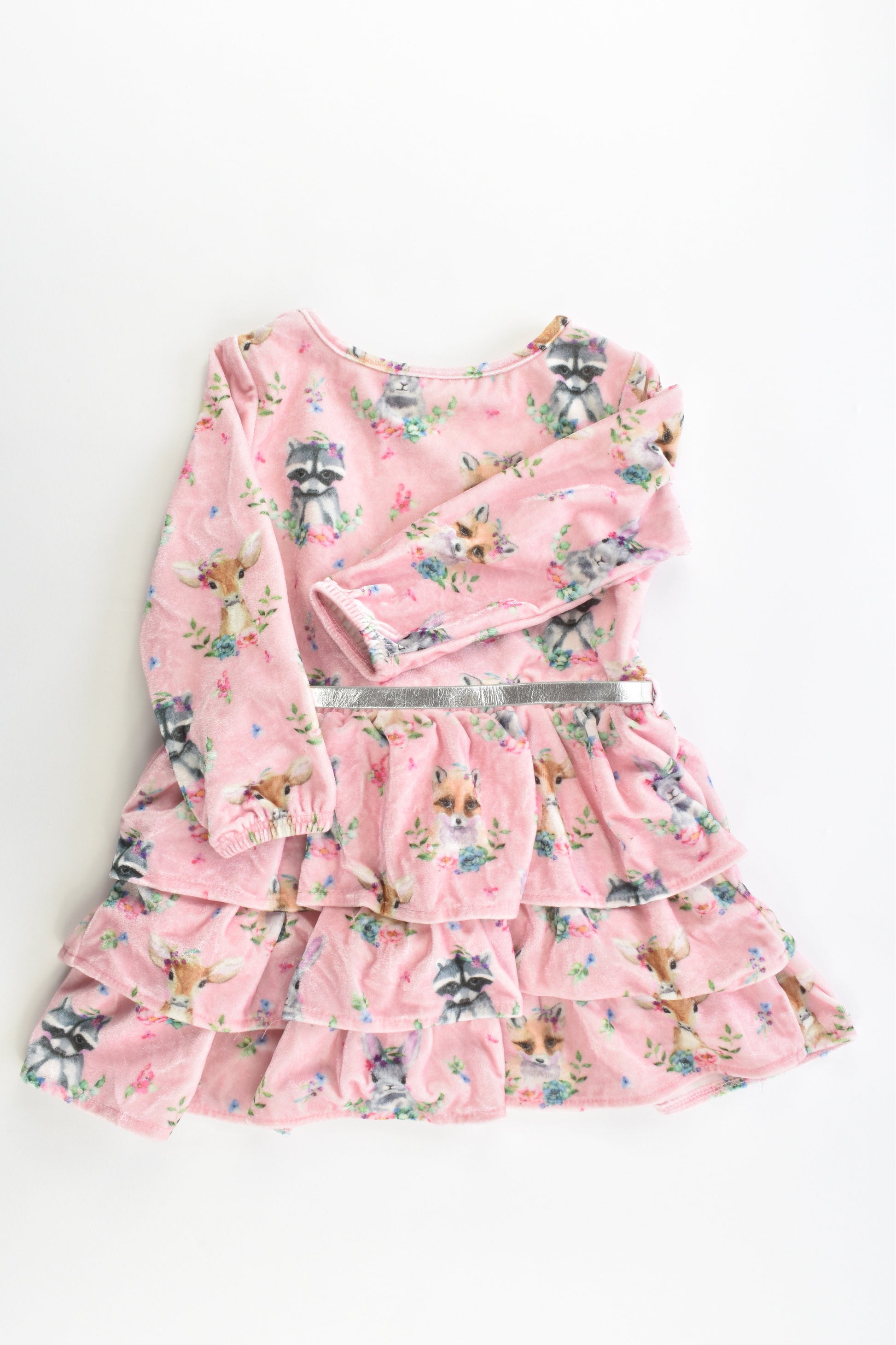 NEW Tutus & Tambourines Size 2 Forest Animals Velvety Winter Dress