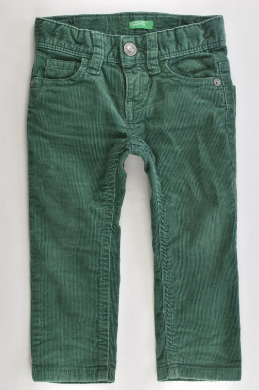 NEW United Colors of Benetton (Italy) Size 1-2 Stretchy Cord Pants