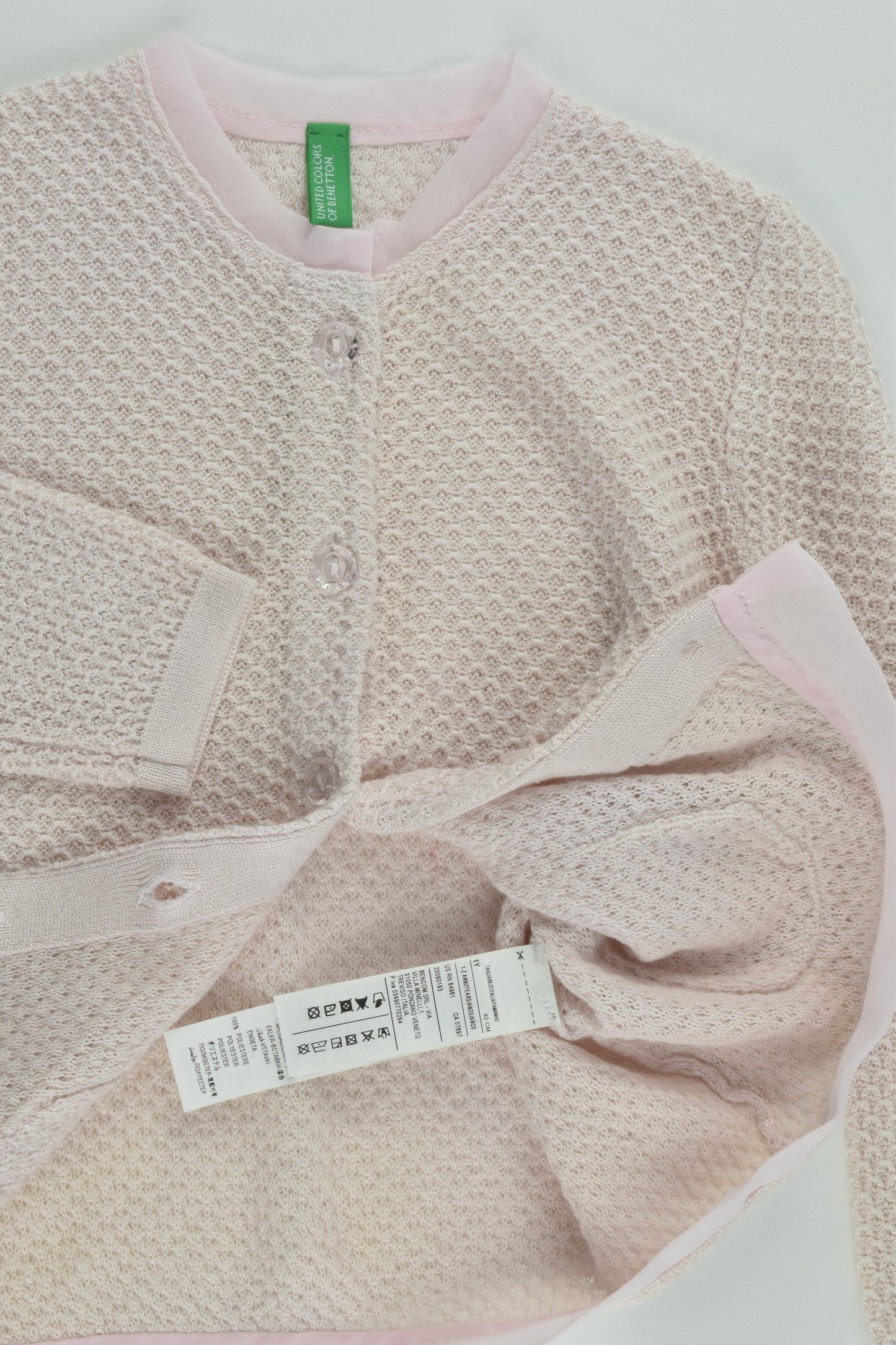 NEW United Colors Of Benetton (Italy) Size 1 (82 cm) Knitted Cardigan