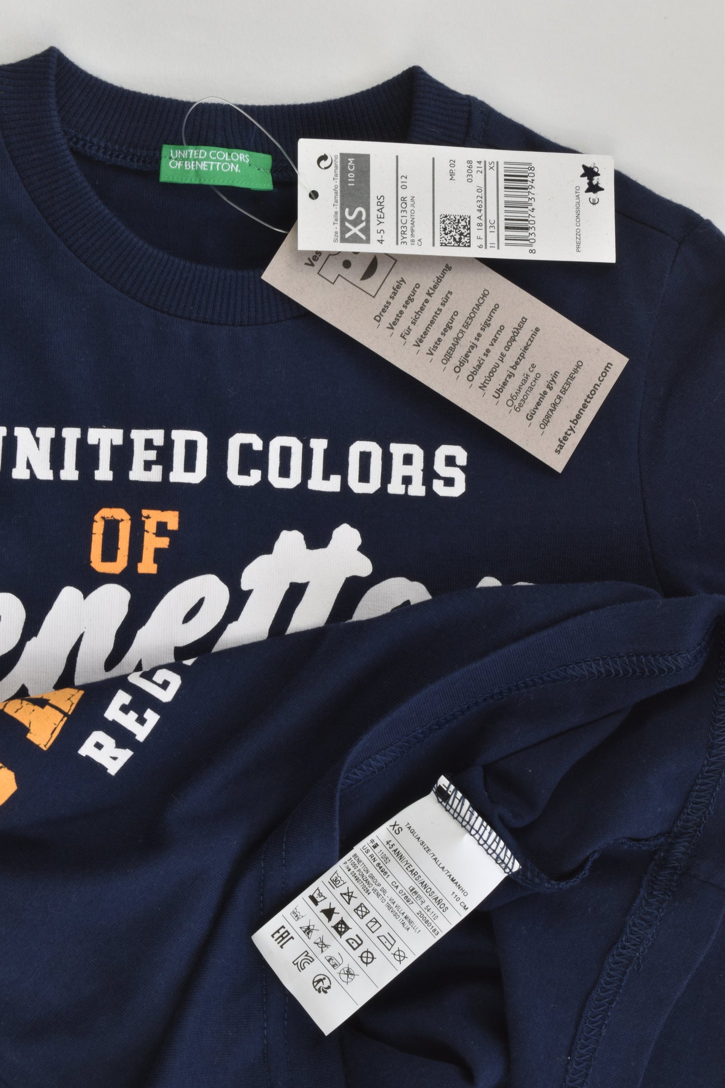 NEW United Colors Of Benetton (Italy) Size 4-5 Top