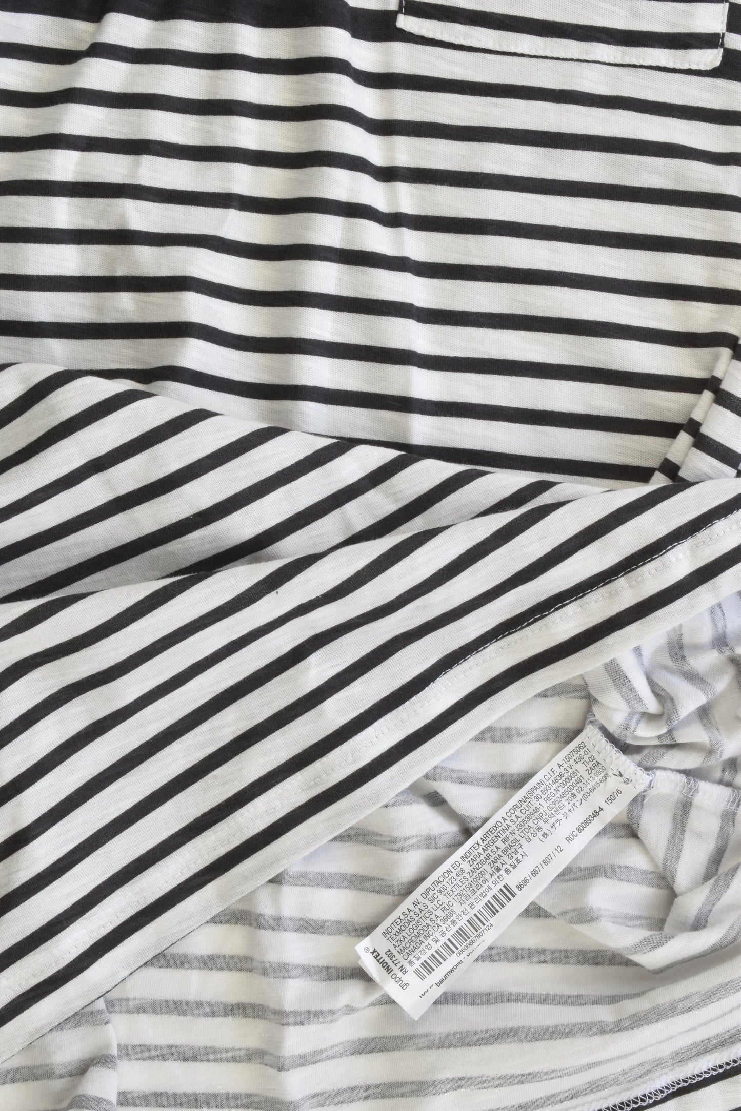 NEW Zara Boys Size 11/12 (152 cm) Striped T-shirt