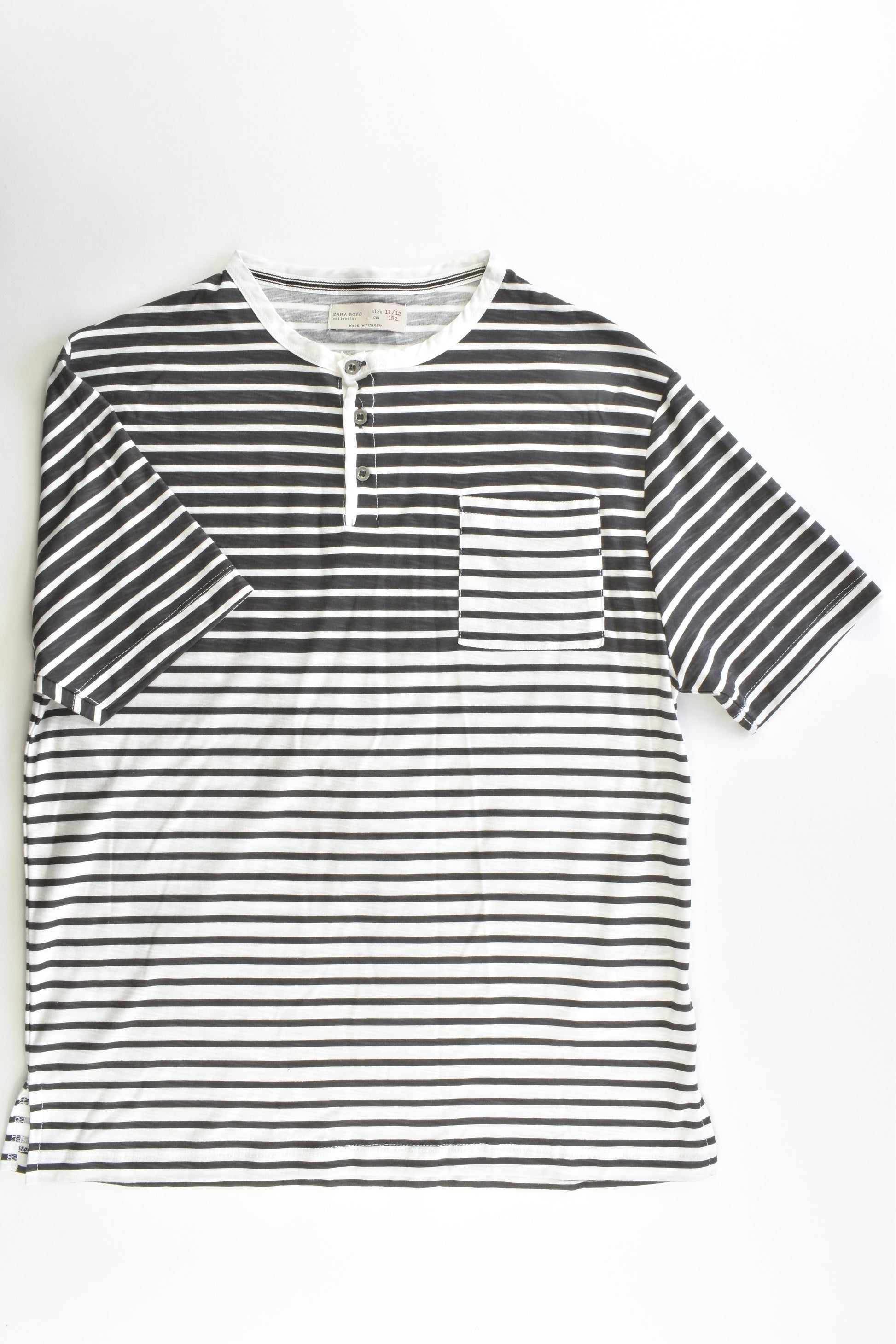 NEW Zara Boys Size 11/12 (152 cm) Striped T-shirt