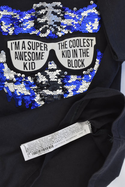 NEW Zara Kids Size 5 (110 cm) Reversible Sequins T-shirt