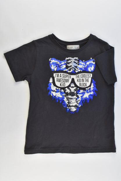 NEW Zara Kids Size 5 (110 cm) Reversible Sequins T-shirt