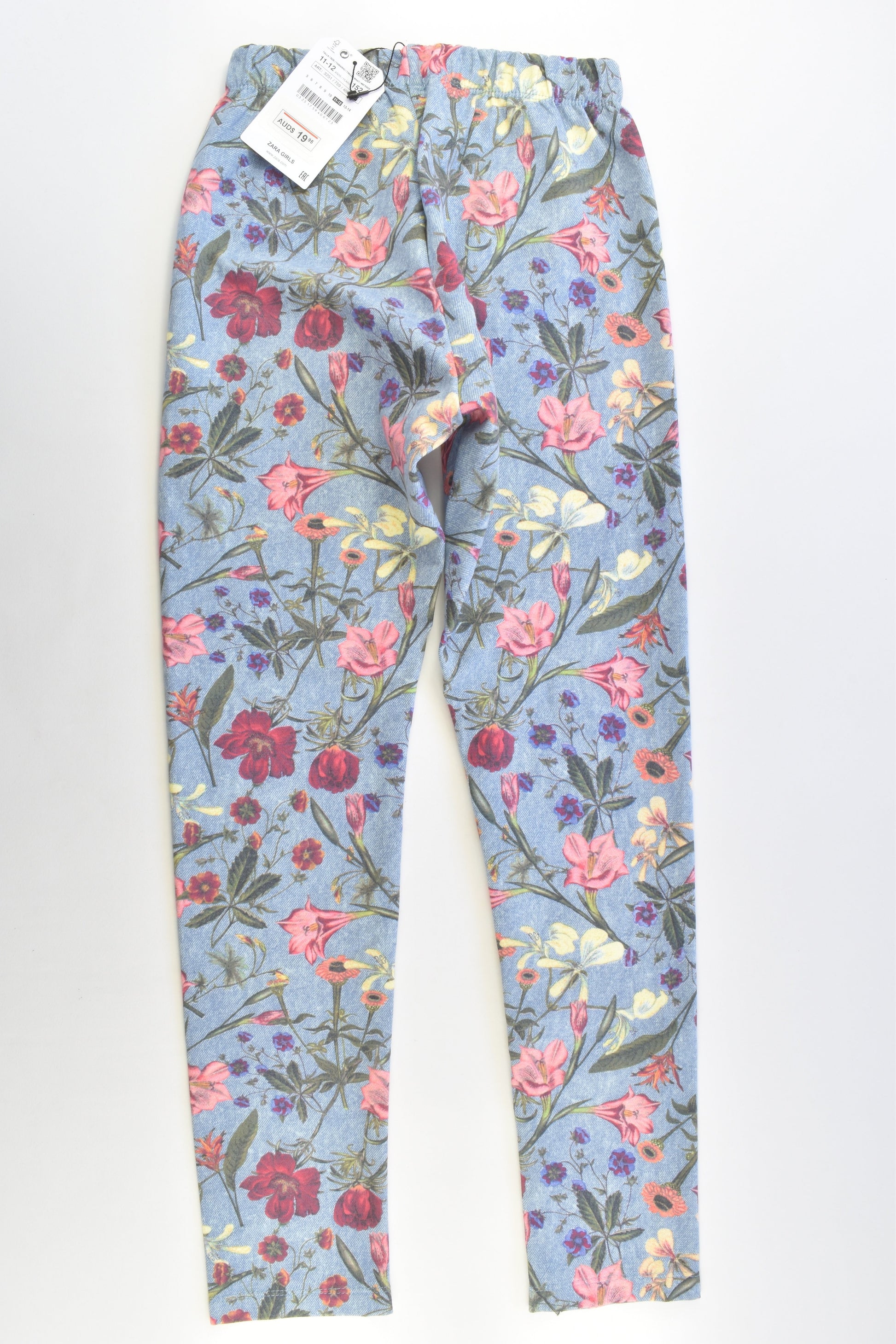 NEW Zara Size 11/12 (152 cm) Floral Jeggings