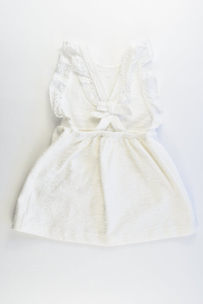 NEW Zara Size 2 (18-24 months, 92 cm) Dress with Lace Details