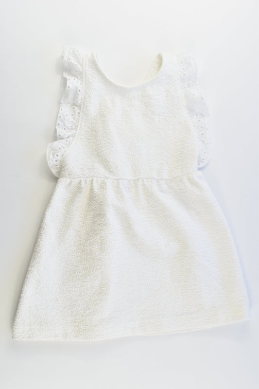 NEW Zara Size 2 (18-24 months, 92 cm) Dress with Lace Details
