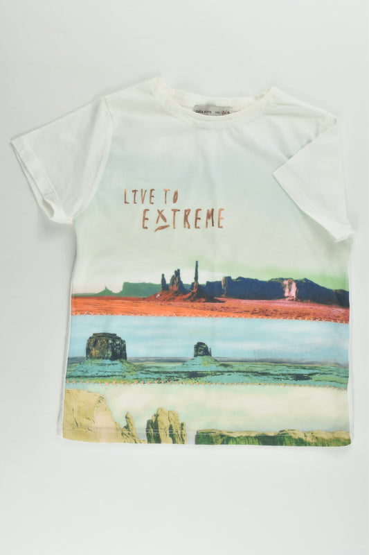 NEW Zara Size 3/4 (104 cm) 'Live To Extreme' T-shirt