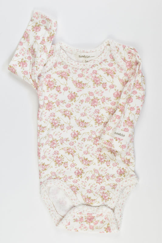 Newbie by KappAhl Size 0000 (56 cm) Bodysuit, long sleeves
