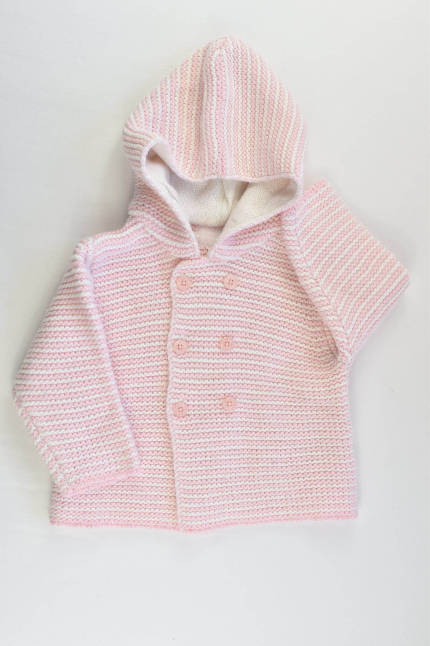 Next Size 0 (6-9 ) Knitted Hooded Jumper