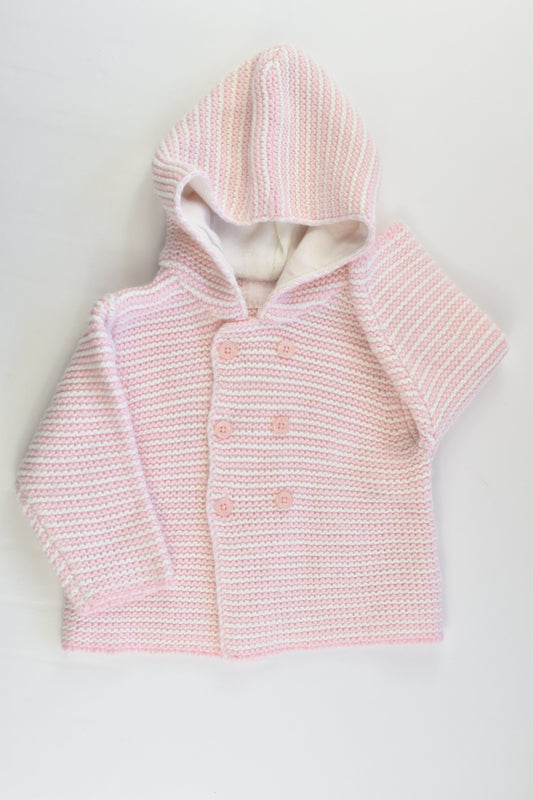 Next Size 0 (6-9 ) Knitted Hooded Jumper