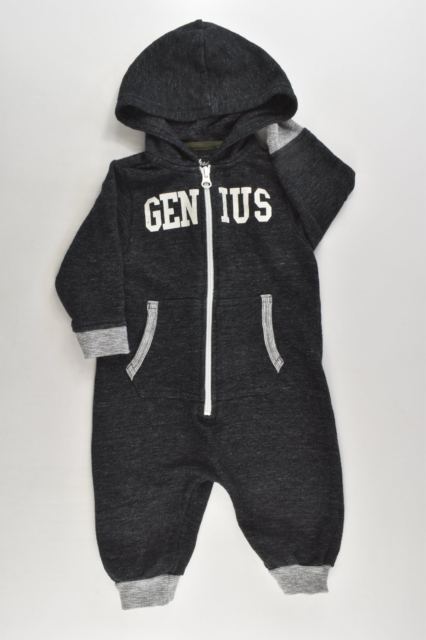 Next Size 0 (6-9 months) 'Genius' One Piece