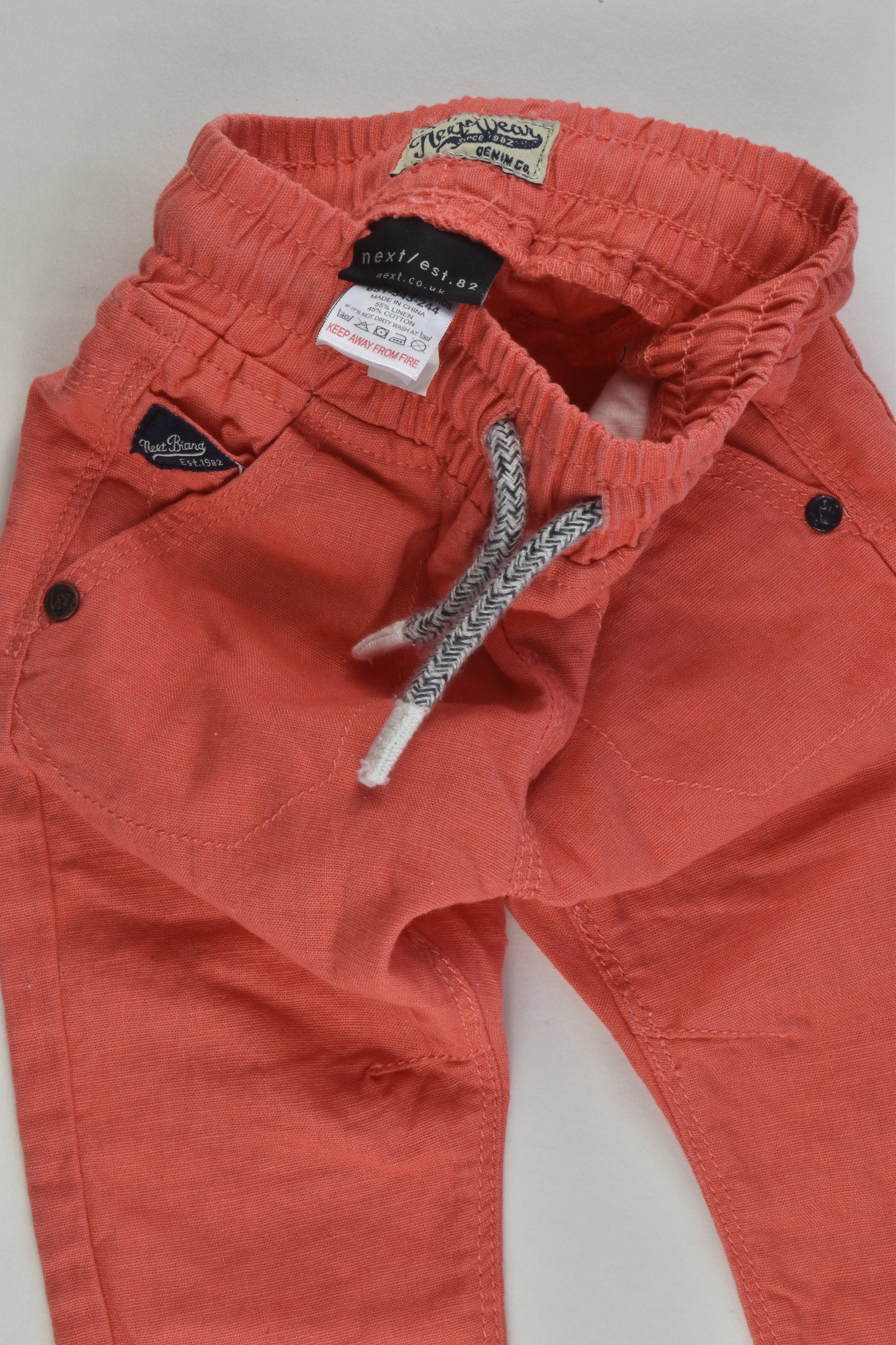 Next Size 0 (6-9 months) Linen/Cotton Pants