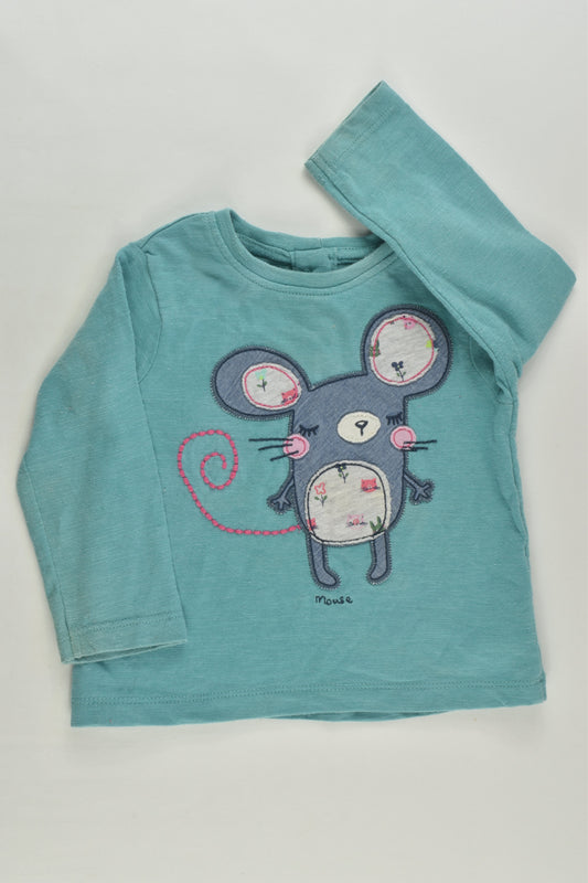 Next Size 0 (6-9 months) Mouse Top