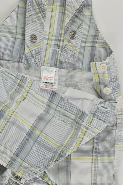 Next Size 0 (6-9 months) Short Checked Overalls