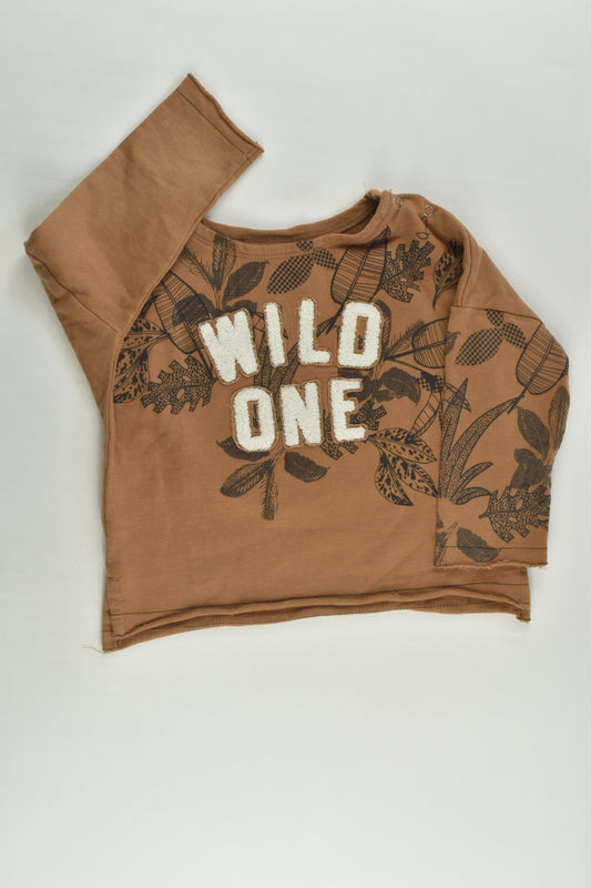Next Size 0 (6-9 months) 'Wild One' Sweater