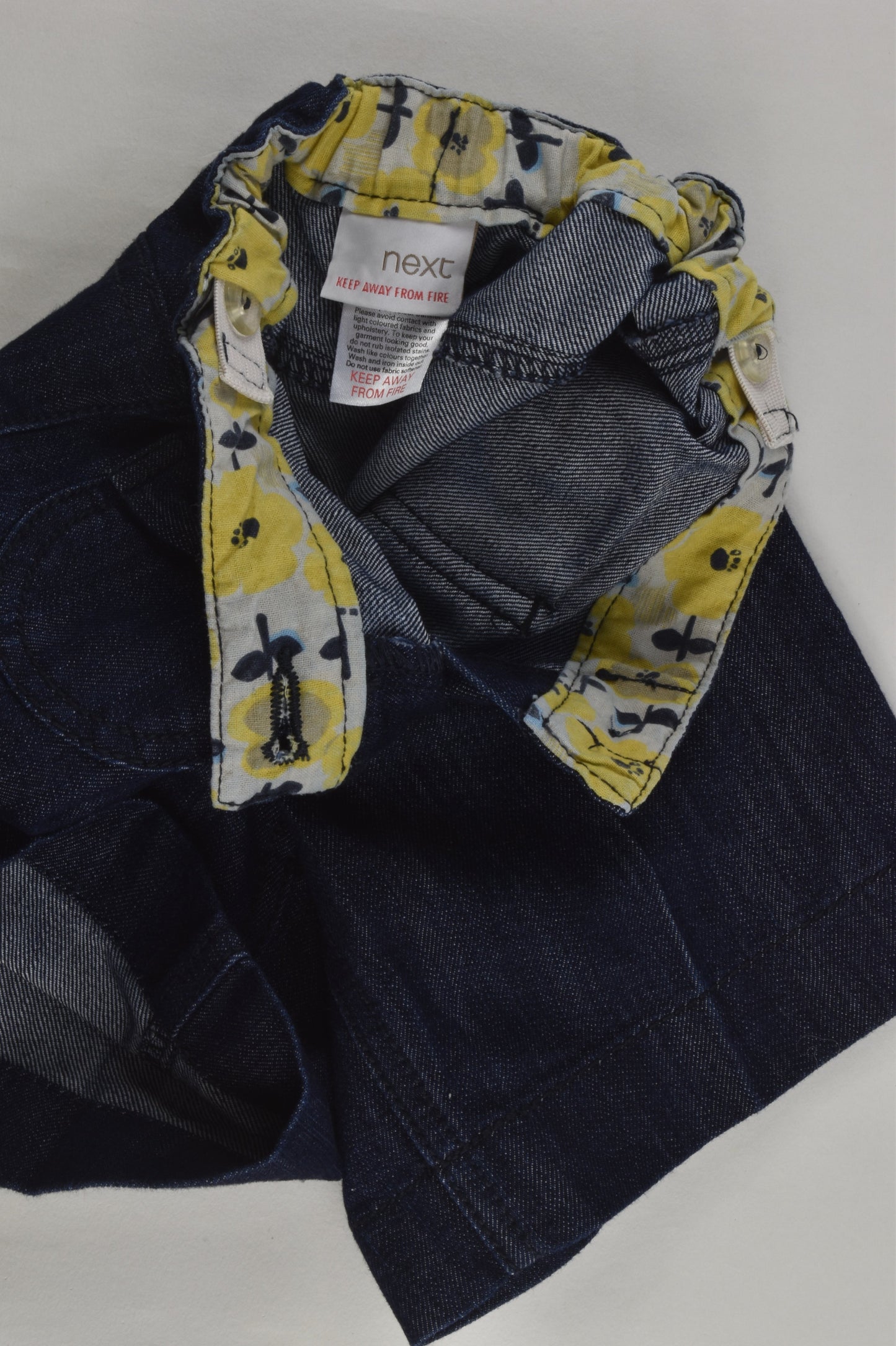 Next Size 0 (9-12 months) Denim Shorts