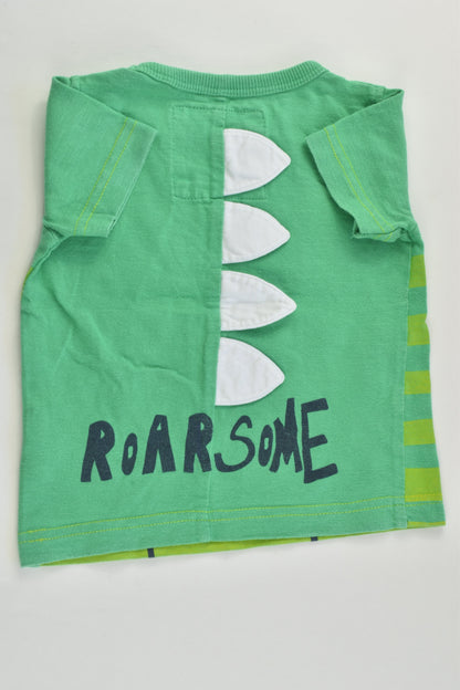 Next Size 00 (3-6 months) Dinosaur T-shirt