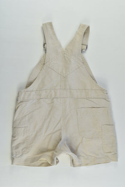 Next Size 00 (3-6 months) Linen/Cotton Short Overalls
