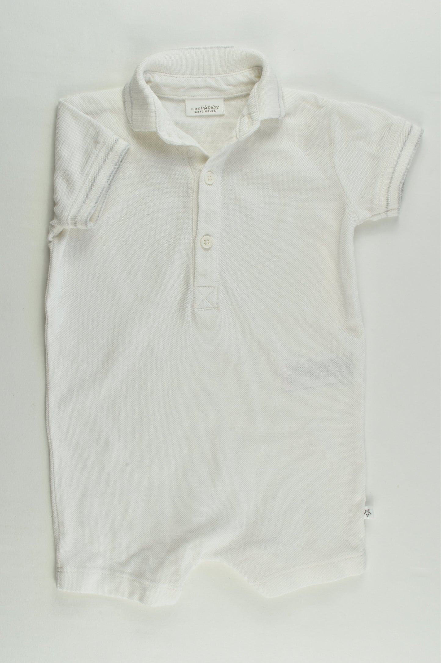 Next Size 00 (3-6 months) Short Polo Romper
