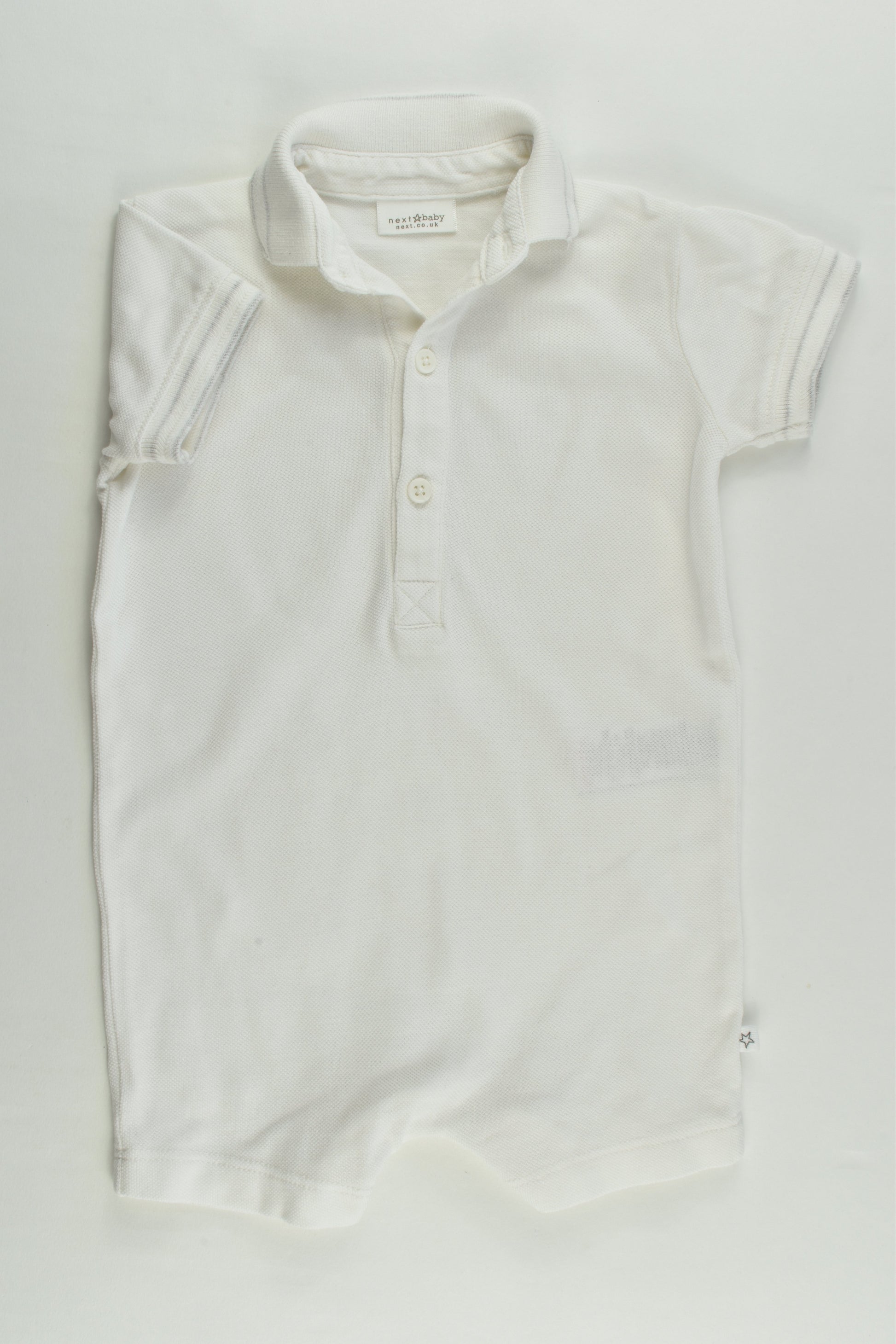 Next Size 00 (3-6 months) Short Polo Romper